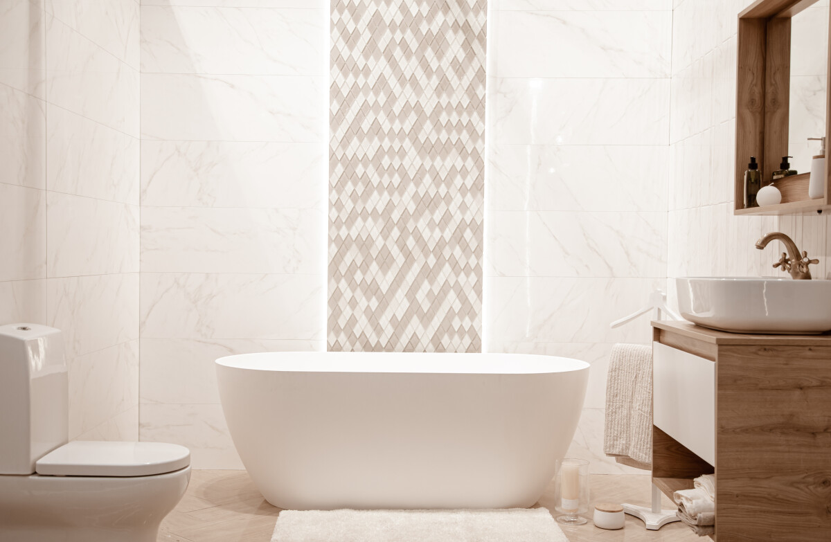 10 Ide Desain Kamar Mandi Minimalis & Estetik, Pasti Nyaman!