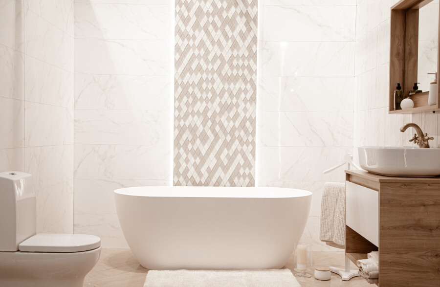 10 Ide Desain Kamar Mandi Minimalis & Estetik, Pasti Nyaman!