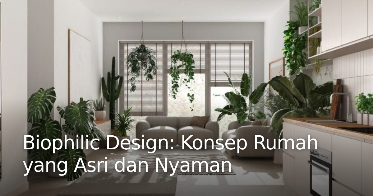 Biophilic Design: Konsep Rumah yang Asri dan Nyaman · Megabuild Indonesia