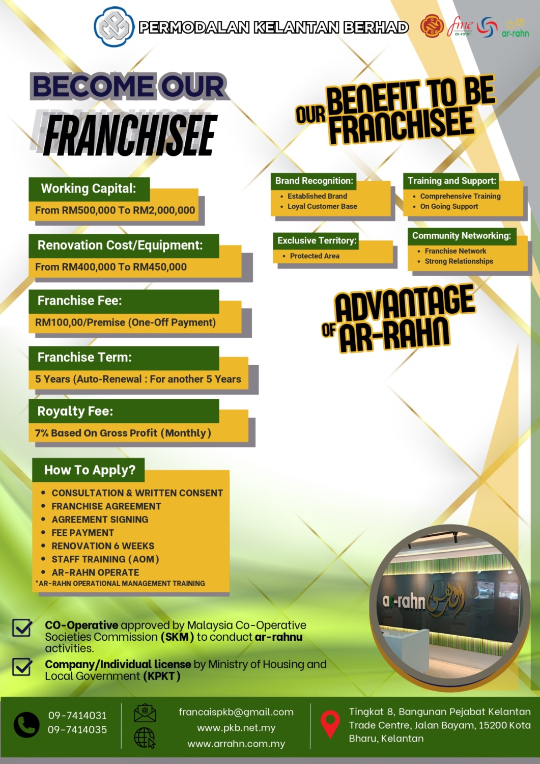 EXC PROMO PERMODALAN KELANTAN BERHAD - Francais PKB
