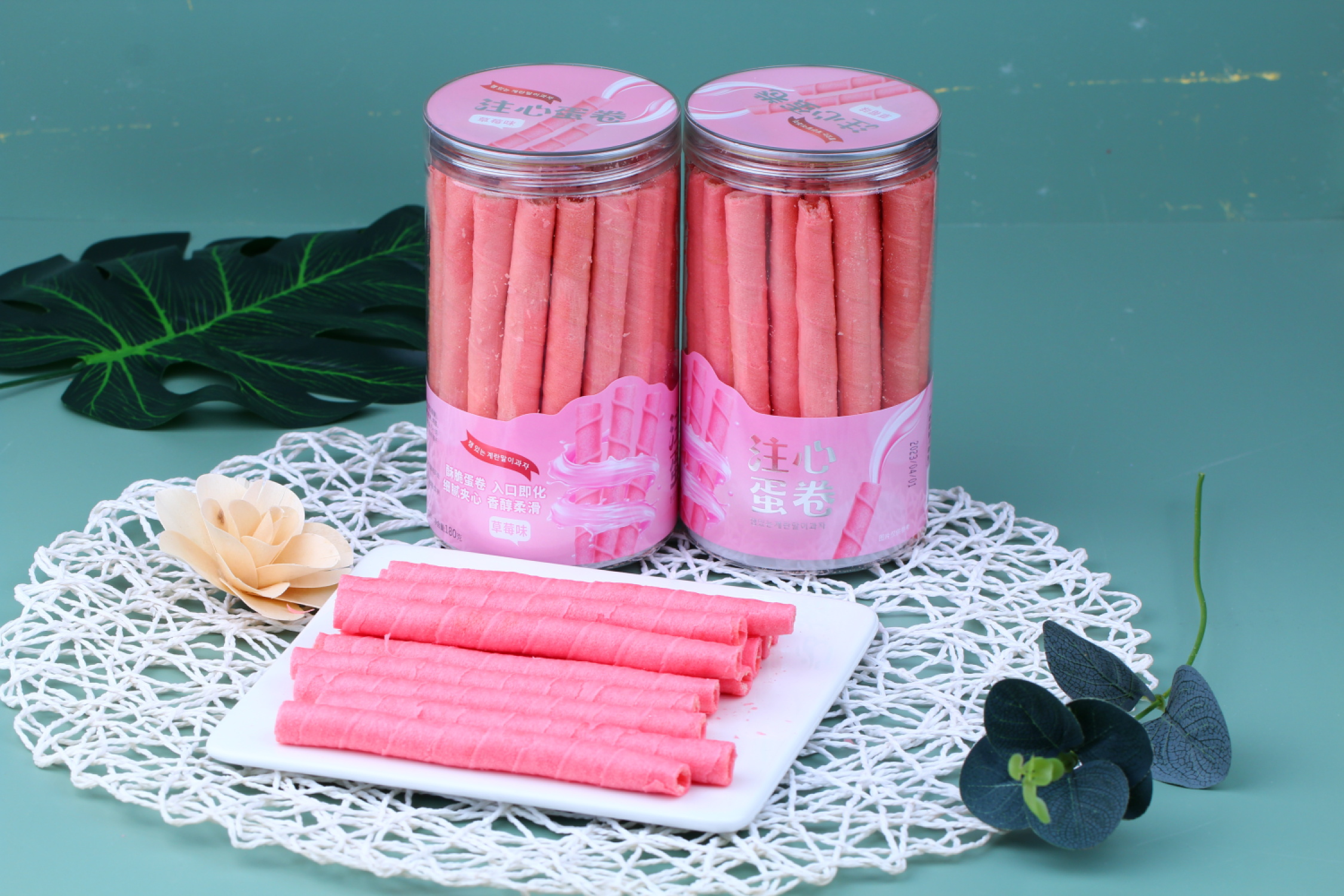 注心蛋卷草莓味3--Strawberry Flavored Filled Egg Rolls