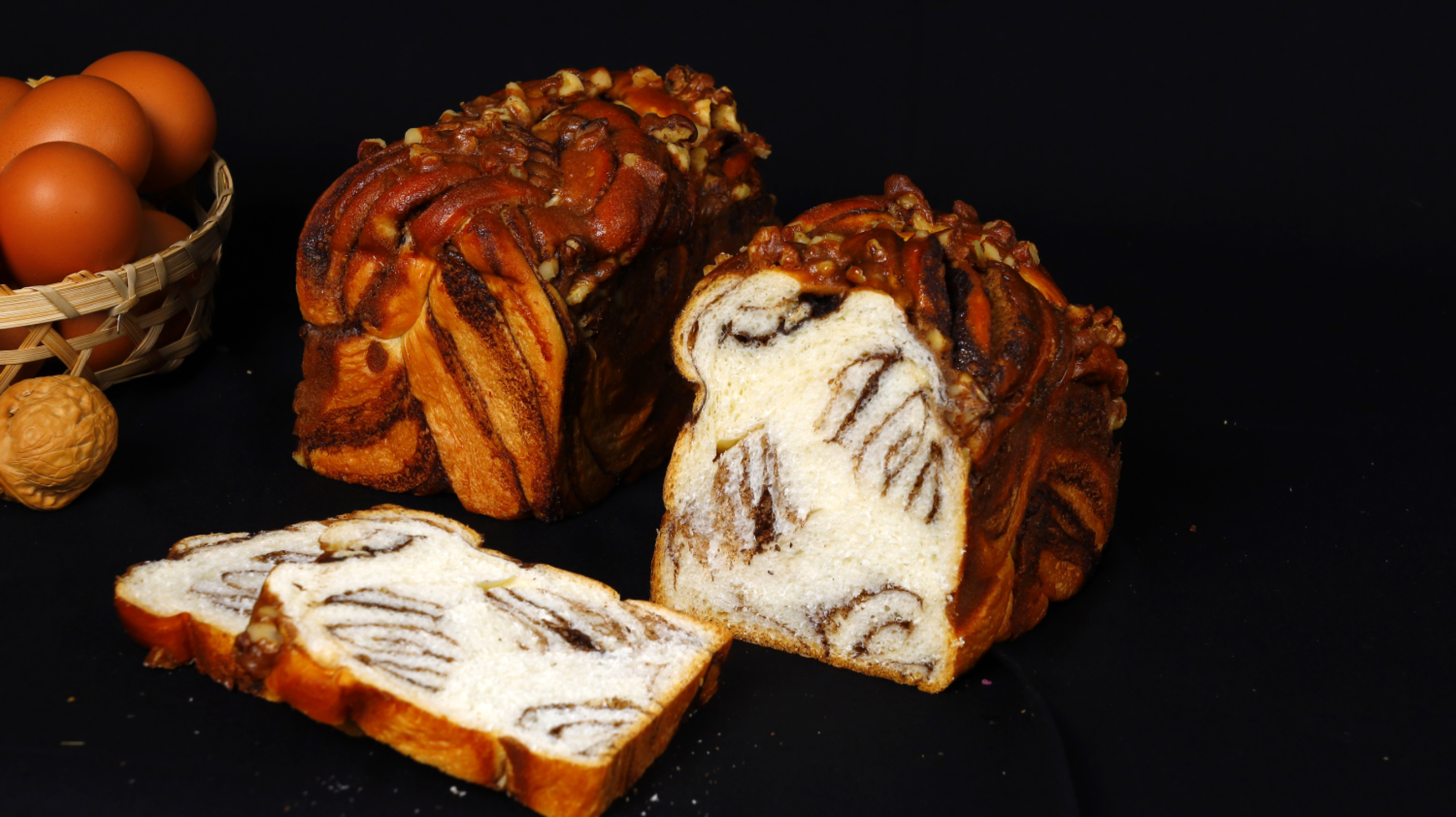 枫糖核桃吐司(3)-maple walnut toast